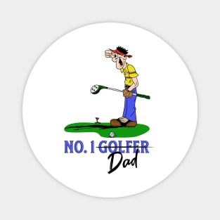 No. 1 Golfer Dad Magnet
